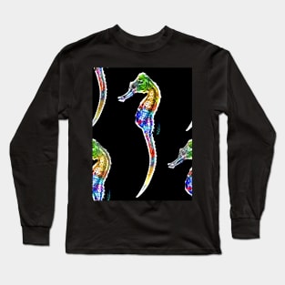 Cartoon Seahorse Long Sleeve T-Shirt